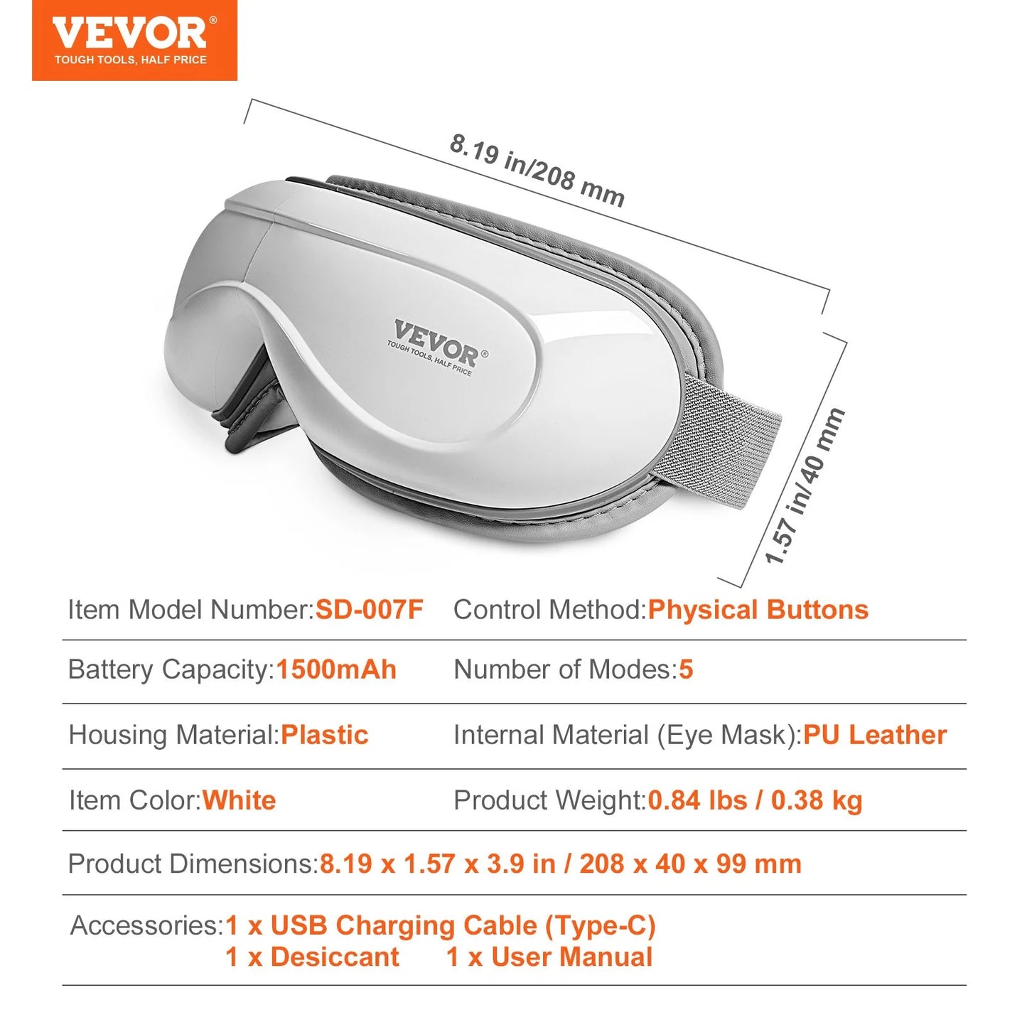 VEVOR's Toasty Peepers: The Bluetooth Spa-O-Matic 5-Mode Eye Squeezer That Folds Like a Pizza!